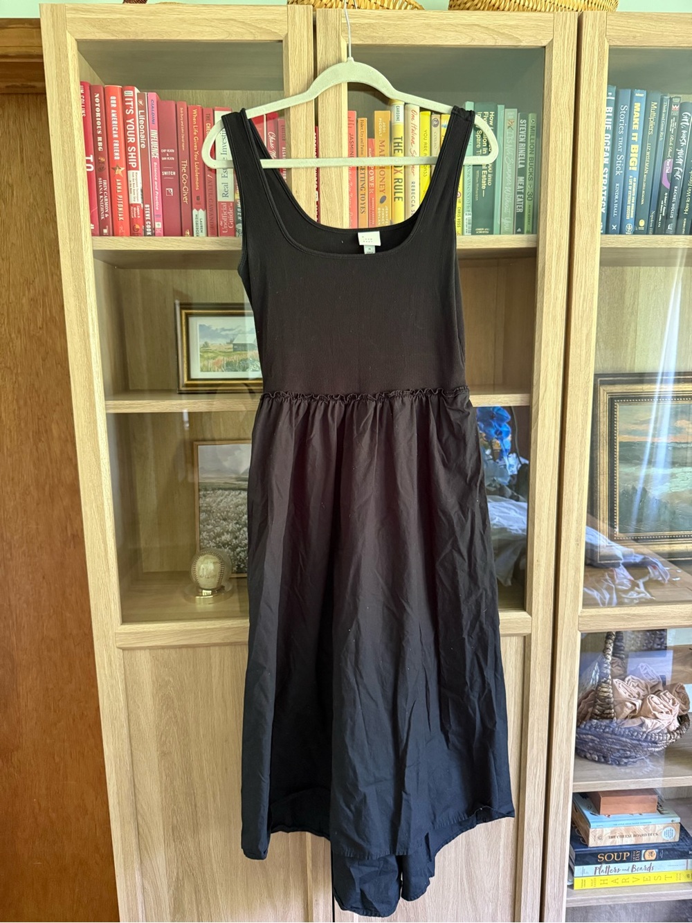A new day Black Tank Midi Dress
